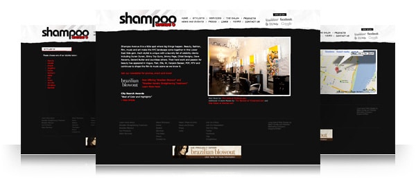 Shampoo Salon Website and Blog Shampoo Salon Website and Blog