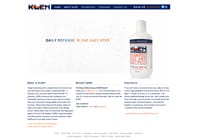 Klen Wash-on-Sunscreen Website