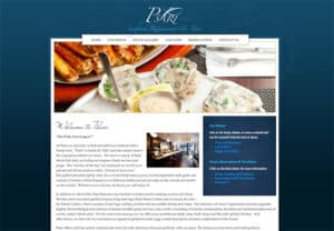 Psari Restaurant Website